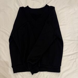 SHEIN Classic Black Crew Neck Sweater